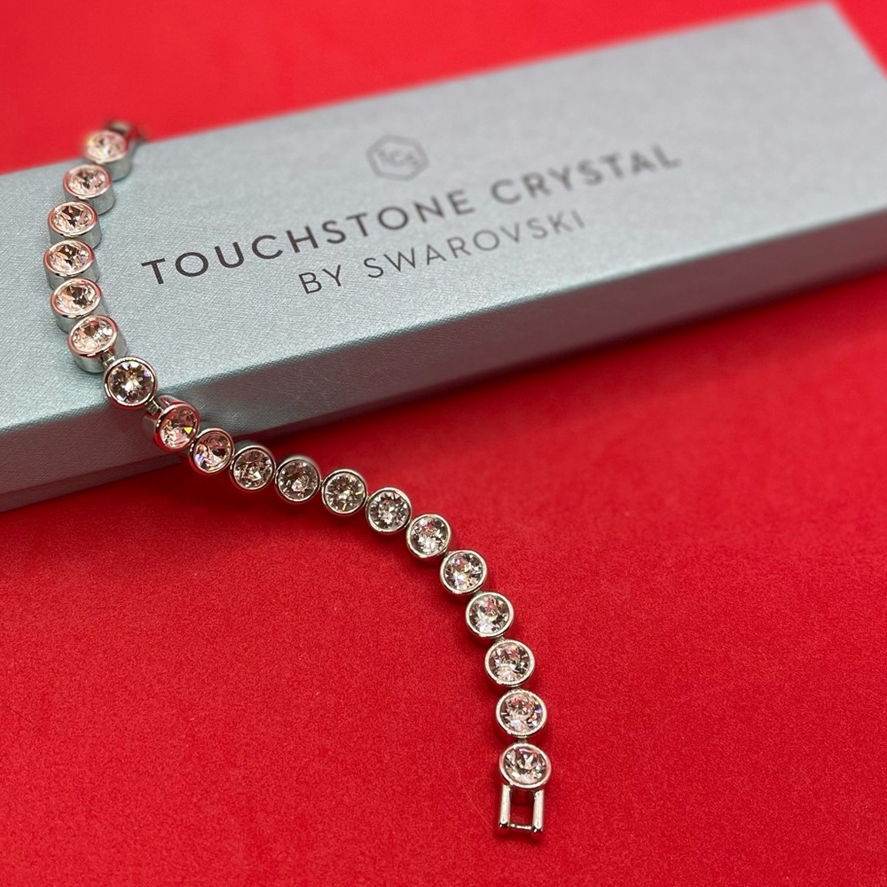 Touchstone Crystal White Ice Bracelet